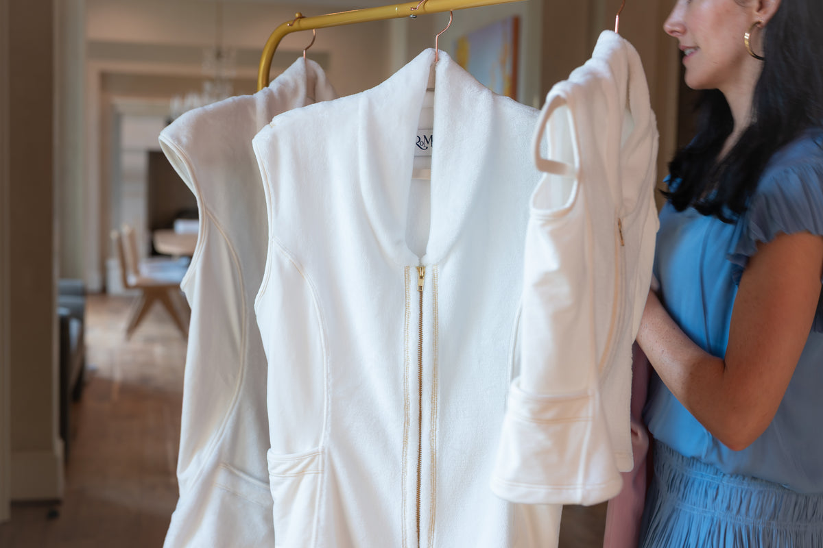 Founder with RoMia24 garments luxury robes